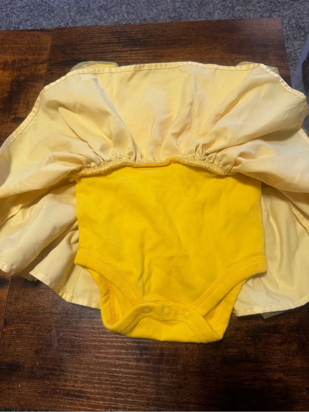 Disney Princess Belle Costume with Pink Flower